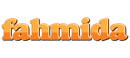 Fahmida orange logo