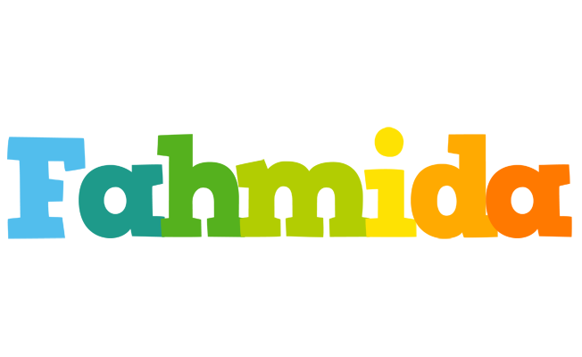 Fahmida rainbows logo
