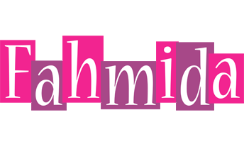 Fahmida whine logo