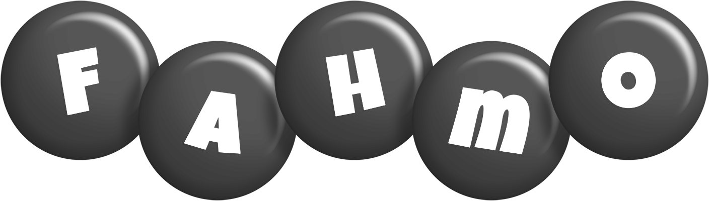 Fahmo candy-black logo