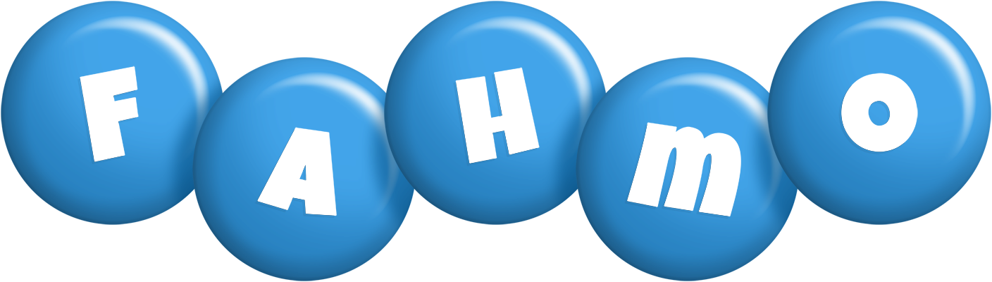 Fahmo candy-blue logo