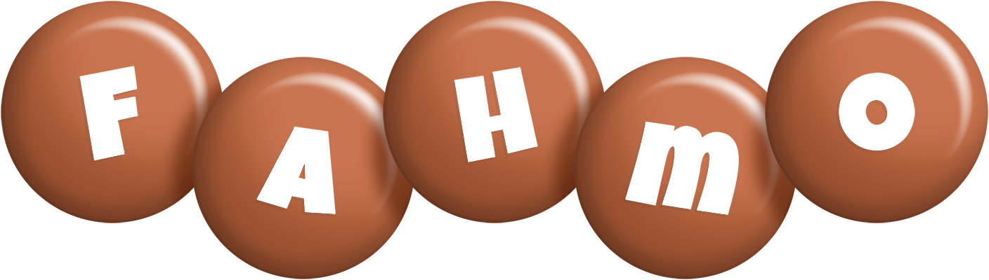 Fahmo candy-brown logo