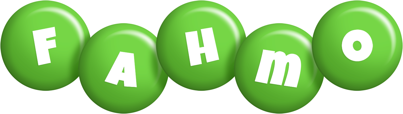 Fahmo candy-green logo