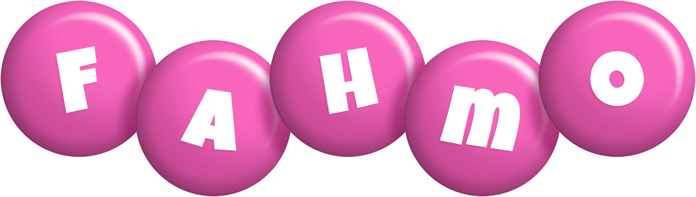 Fahmo candy-pink logo