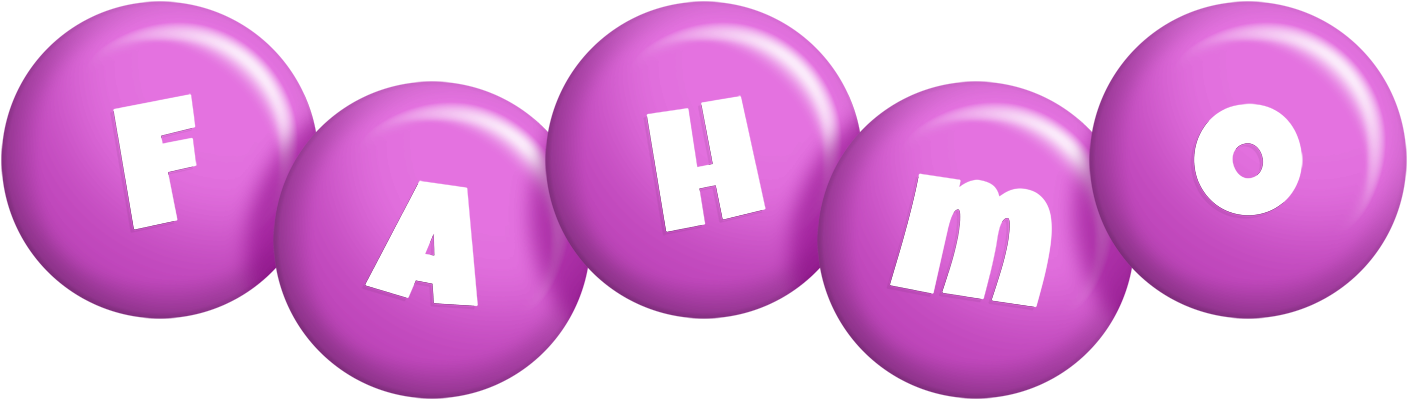 Fahmo candy-purple logo