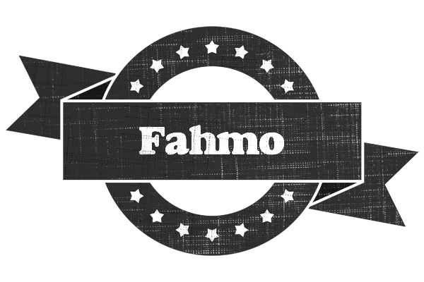 Fahmo grunge logo