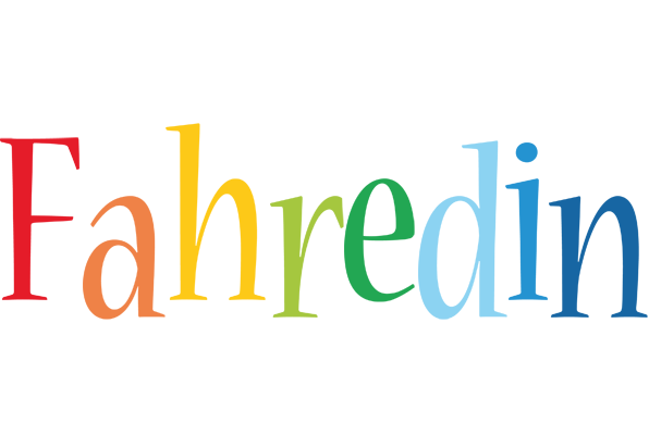 Fahredin birthday logo