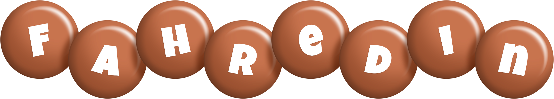 Fahredin candy-brown logo