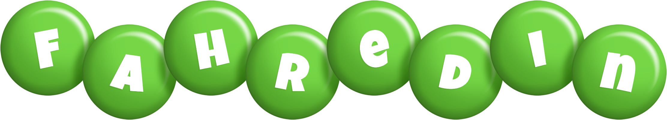 Fahredin candy-green logo