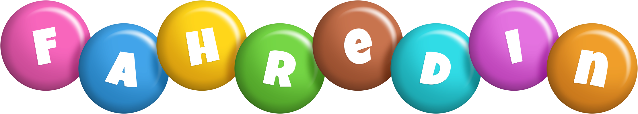 Fahredin candy logo
