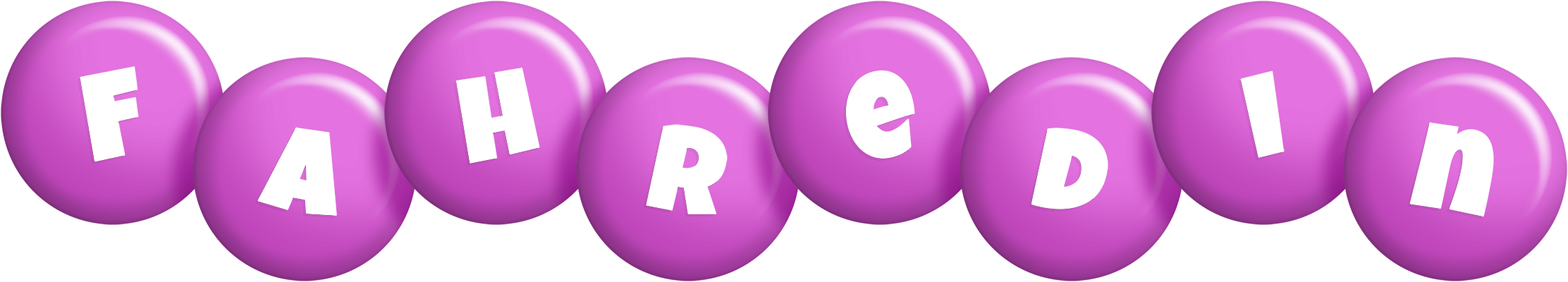 Fahredin candy-purple logo