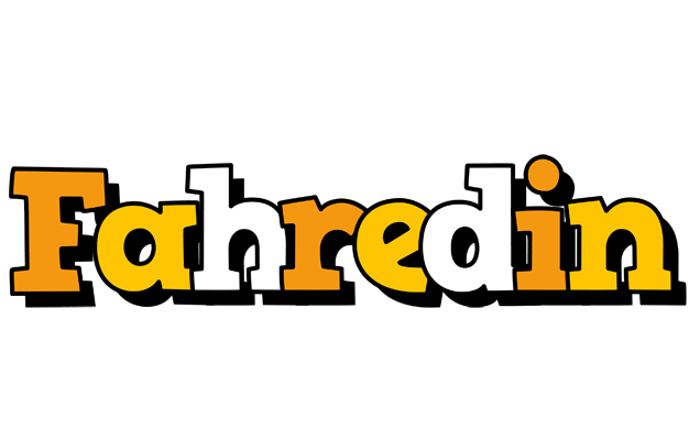 Fahredin cartoon logo