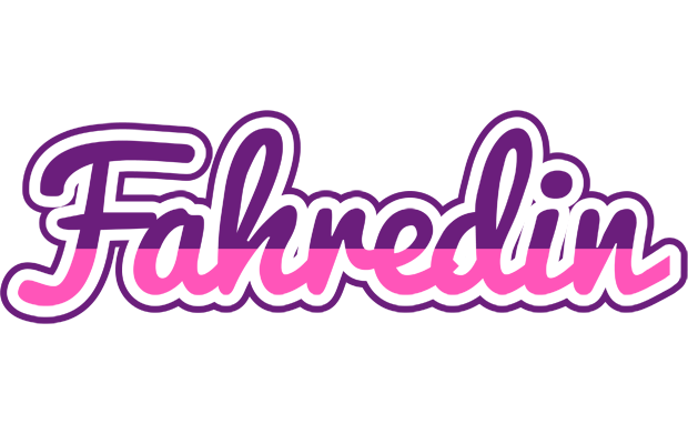 Fahredin cheerful logo