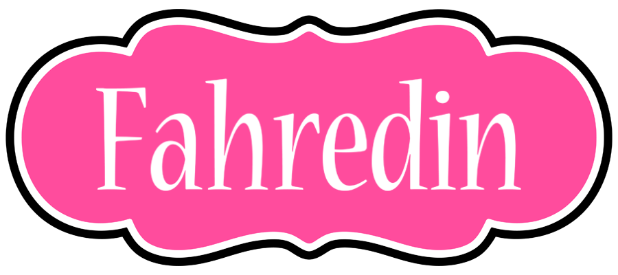 Fahredin invitation logo