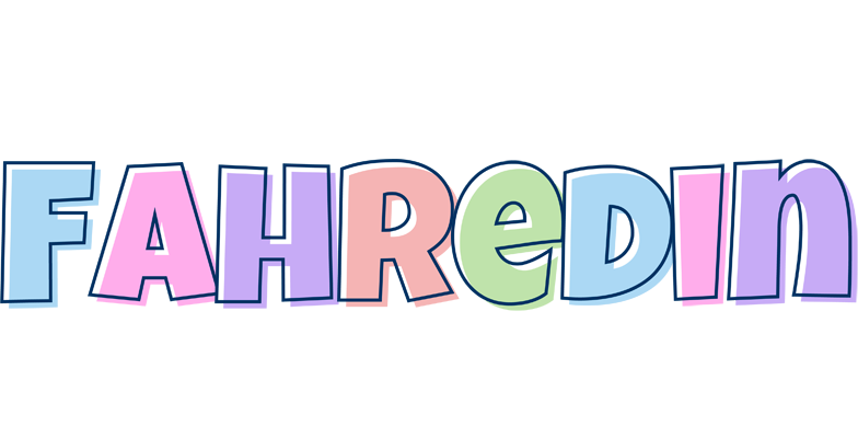 Fahredin pastel logo