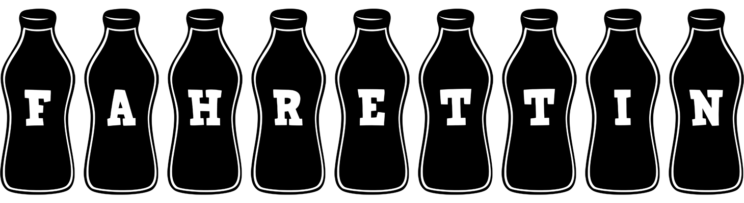 Fahrettin bottle logo