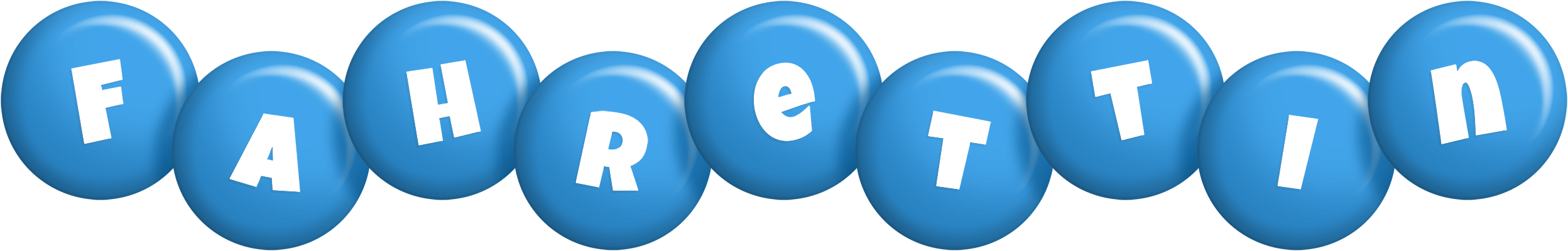 Fahrettin candy-blue logo