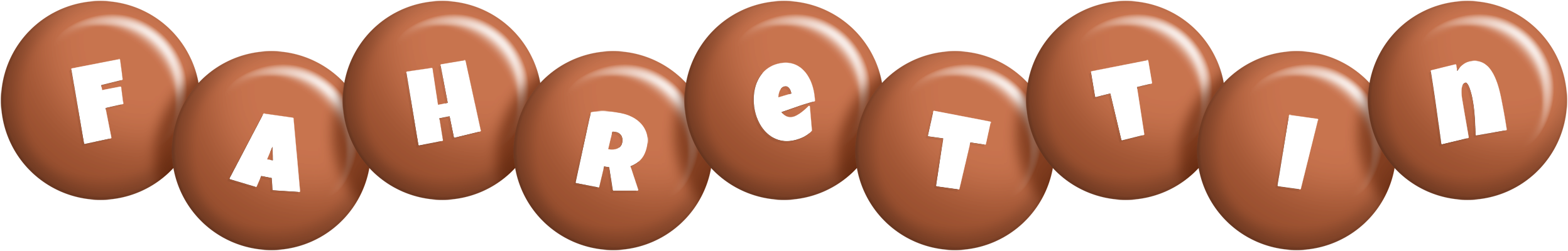 Fahrettin candy-brown logo