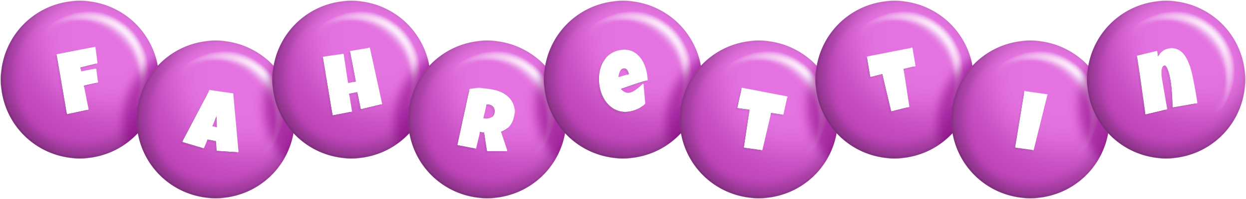 Fahrettin candy-purple logo