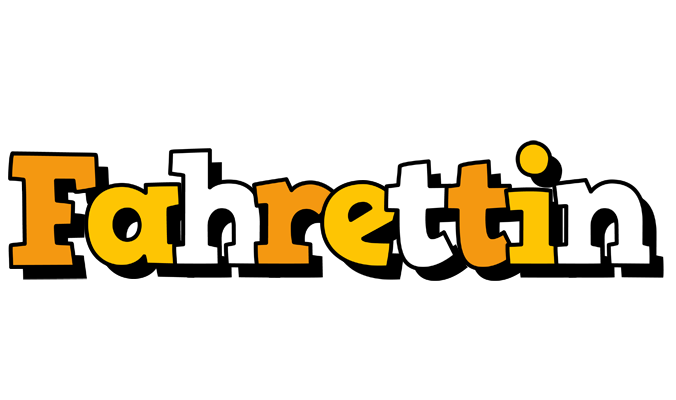 Fahrettin cartoon logo