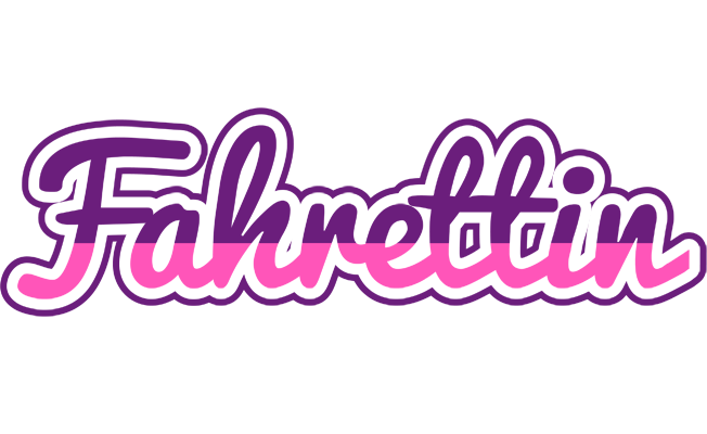 Fahrettin cheerful logo