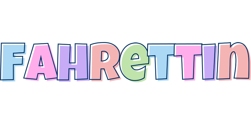 Fahrettin pastel logo
