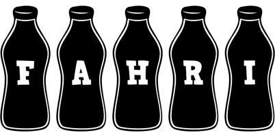 Fahri bottle logo
