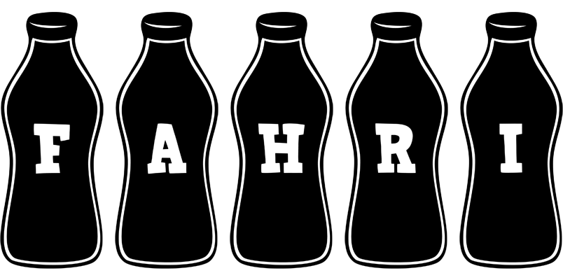 Fahri bottle logo
