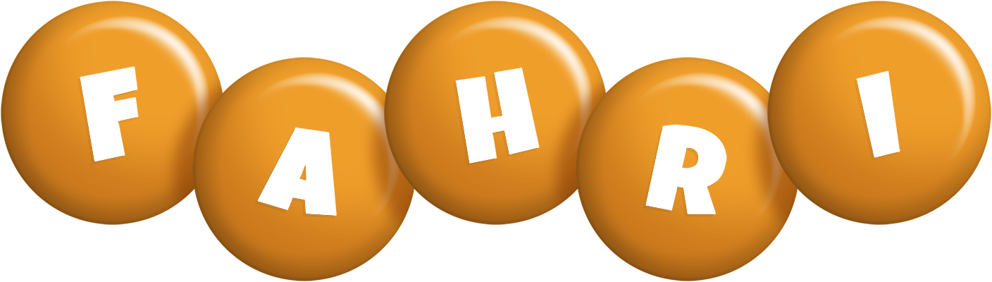 Fahri candy-orange logo