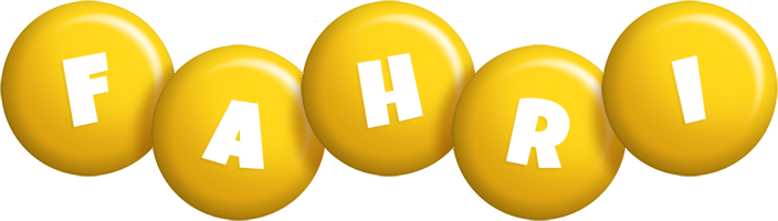Fahri candy-yellow logo
