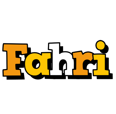 Fahri cartoon logo