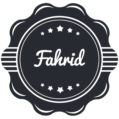 Fahrid badge logo