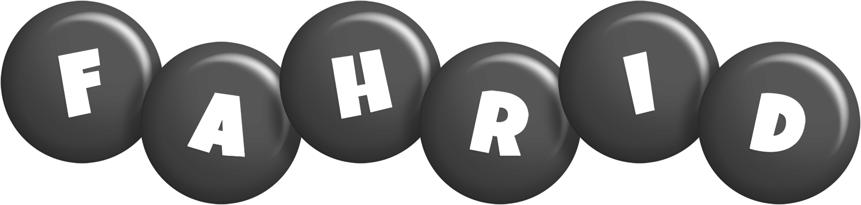Fahrid candy-black logo