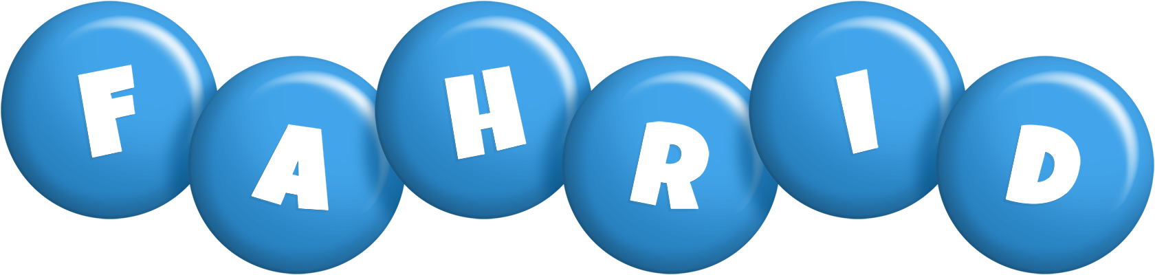 Fahrid candy-blue logo