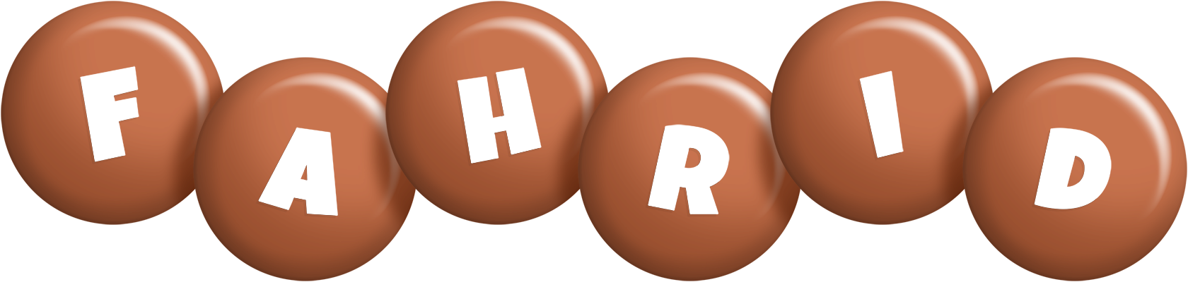 Fahrid candy-brown logo