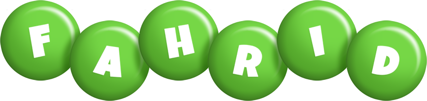 Fahrid candy-green logo