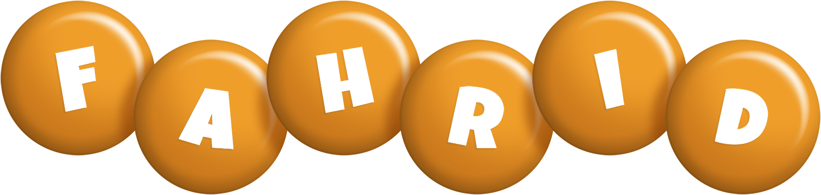 Fahrid candy-orange logo