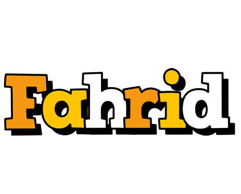 Fahrid cartoon logo