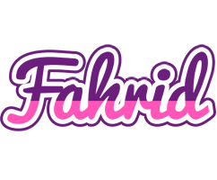 Fahrid cheerful logo