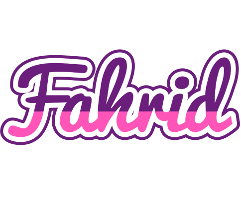 Fahrid cheerful logo