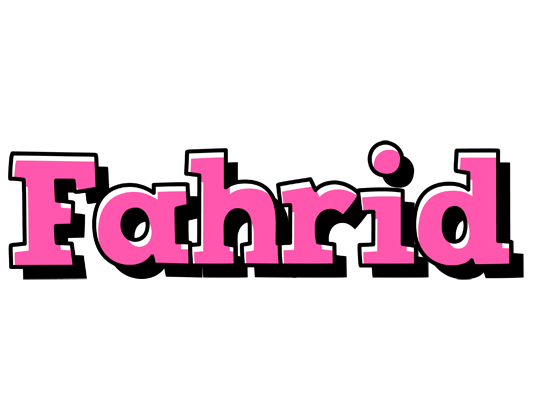 Fahrid girlish logo