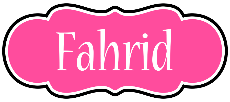 Fahrid invitation logo
