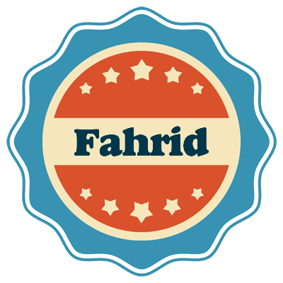 Fahrid labels logo