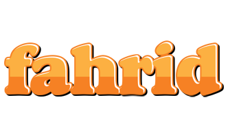 Fahrid orange logo