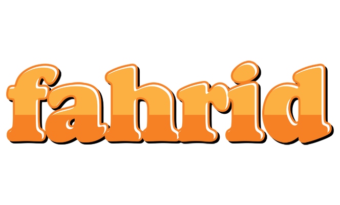 Fahrid orange logo