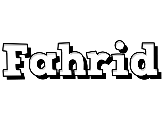 Fahrid snowing logo