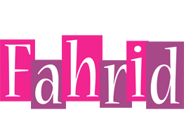 Fahrid whine logo