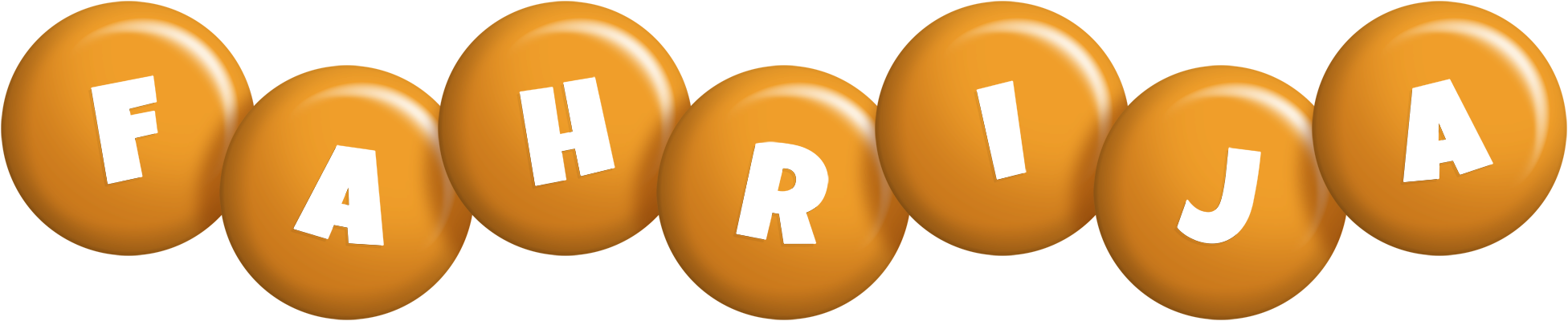 Fahrija candy-orange logo