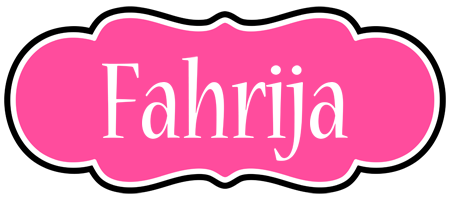 Fahrija invitation logo