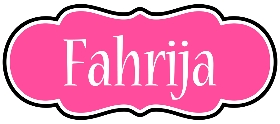 Fahrija invitation logo